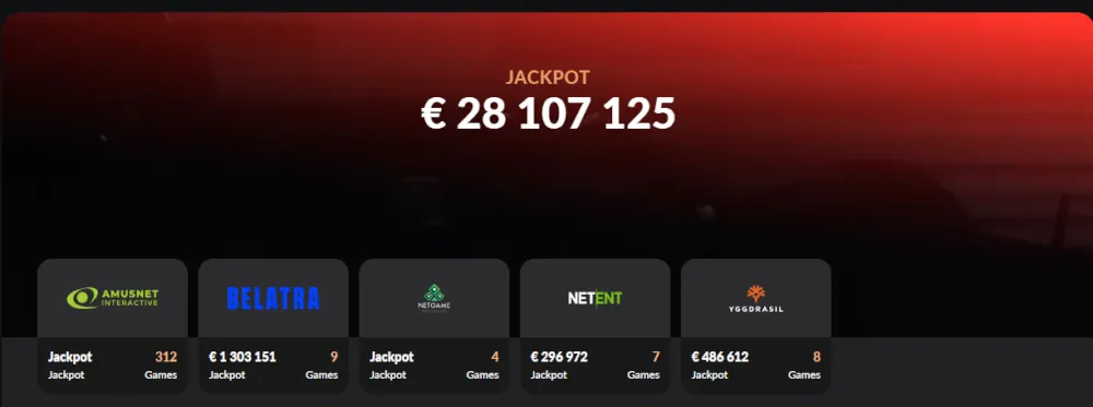 1Go Casino Jackpots